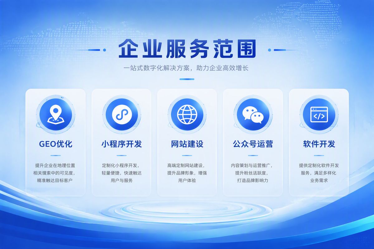 承恒信息科技服务范围