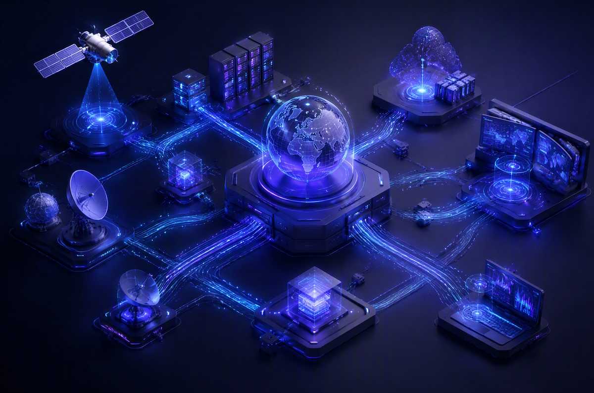 AI搜索优化技术架构图