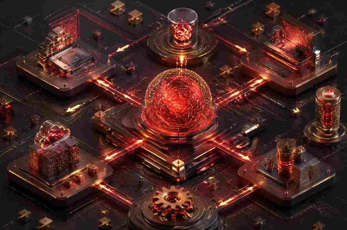 AI搜索优化技术架构图