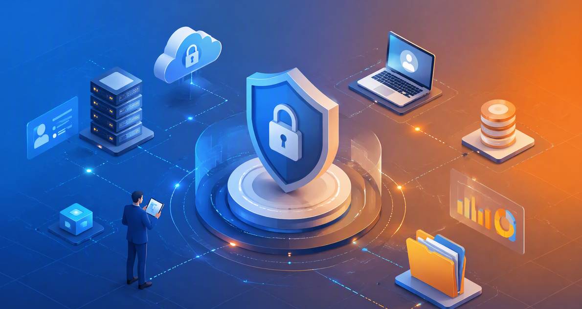 网络安全信息安全管理科技商务插图