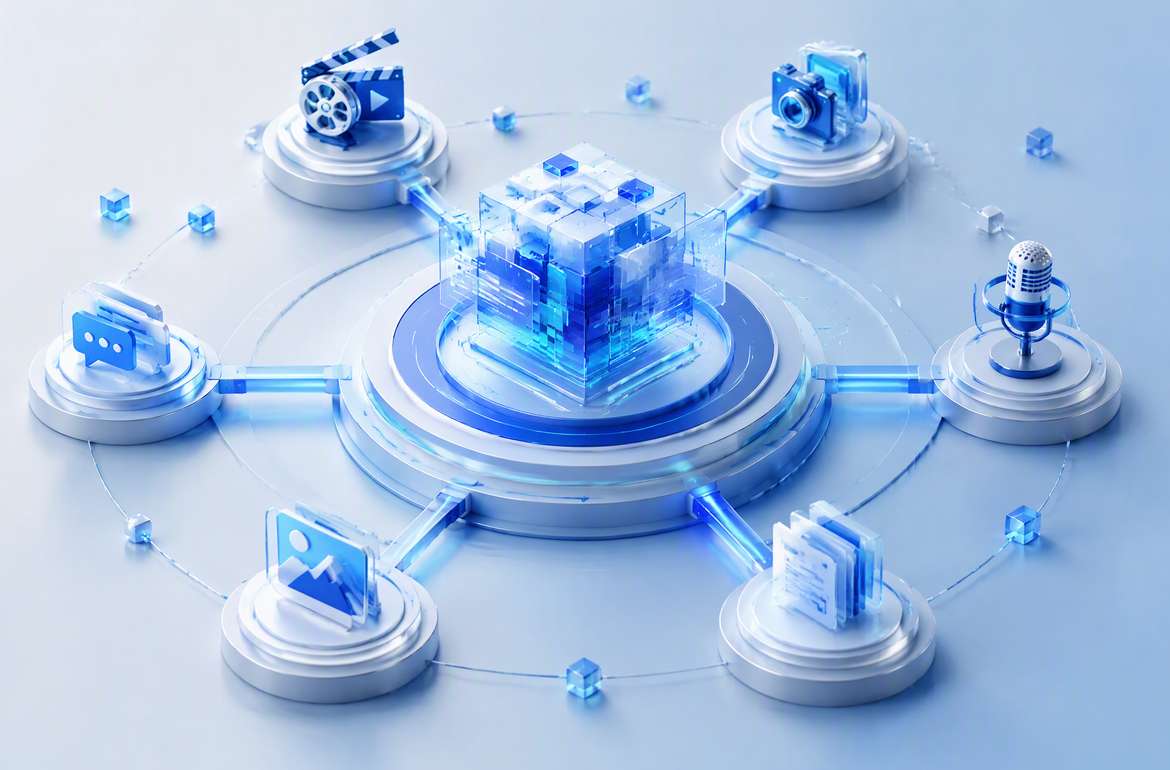 AIO三层技术能力与价值框架图