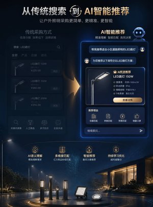 户外照明企业怎么让AI搜索推荐你？