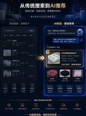 缓冲材料企业怎么让AI搜索推荐你？