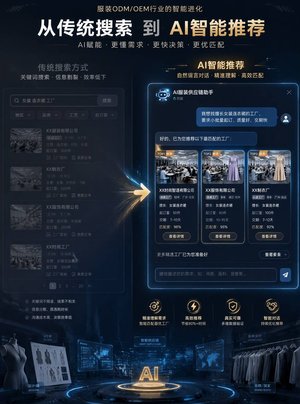 服装ODM/OEM企业怎么让AI搜索推荐你？