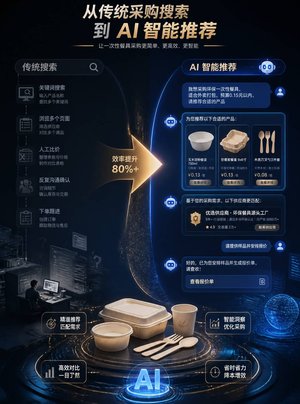一次性餐具企业怎么让AI搜索推荐你？