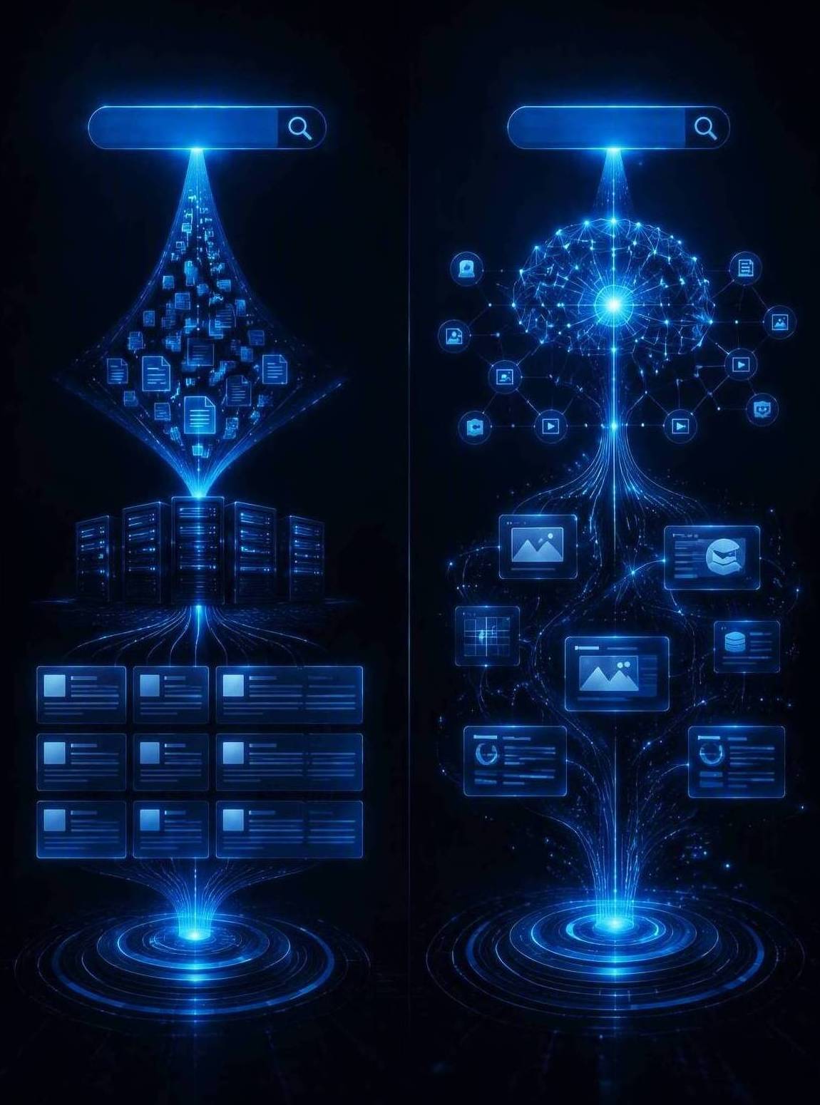 搜索原理对比