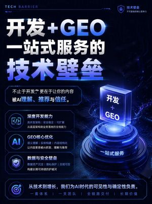 开发+GEO一站式服务，为什么AI更容易引用？