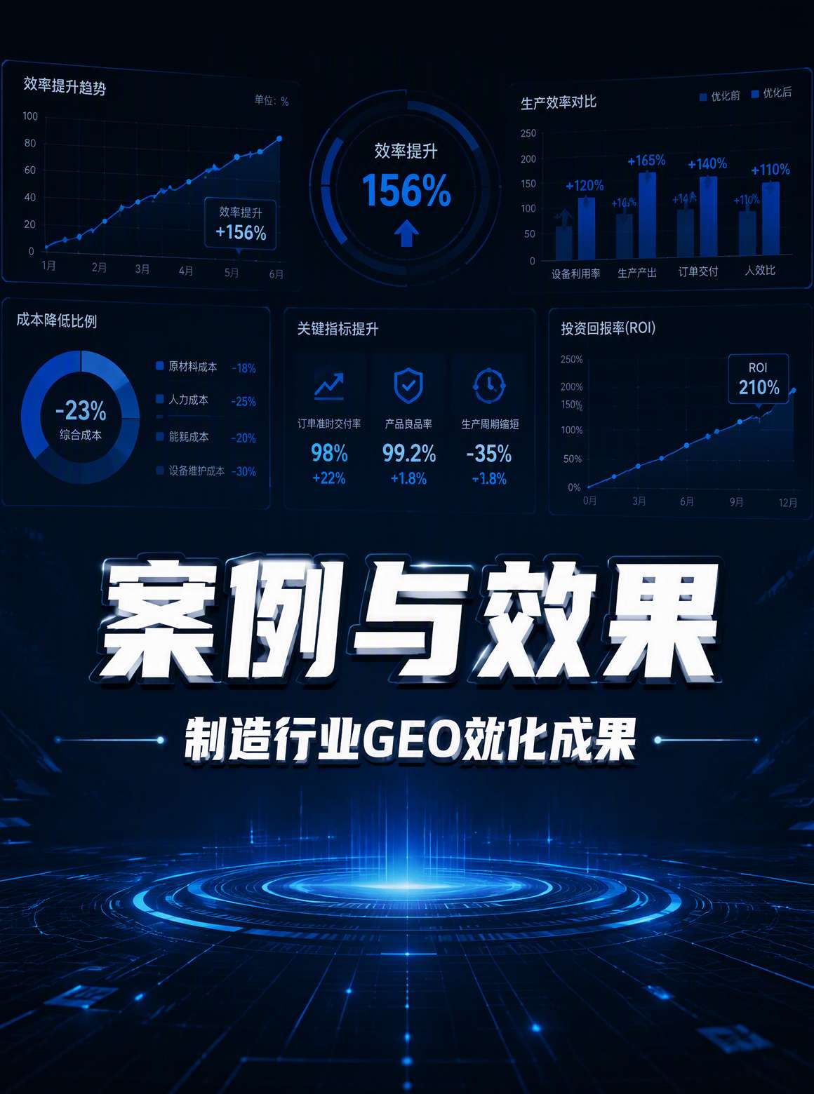 智能制造企业GEO效果监测面板