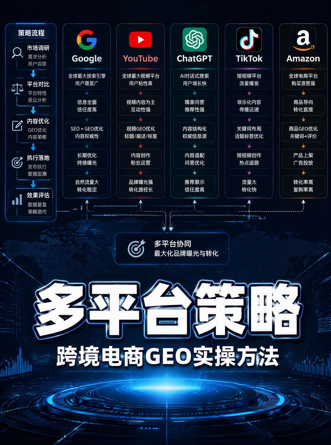 GEO内容优化流程图