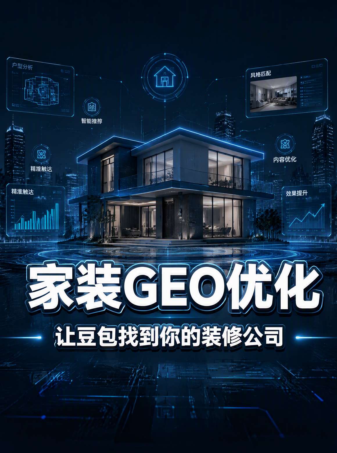 房产家装行业GEO优化与AI搜索决策路径图