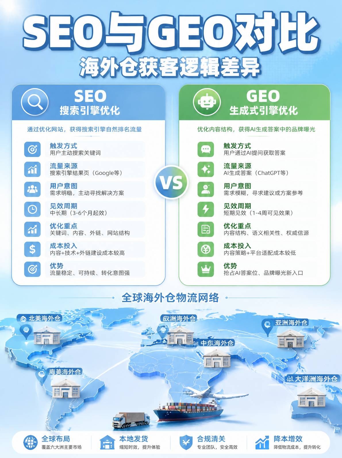 SEO与GEO对比