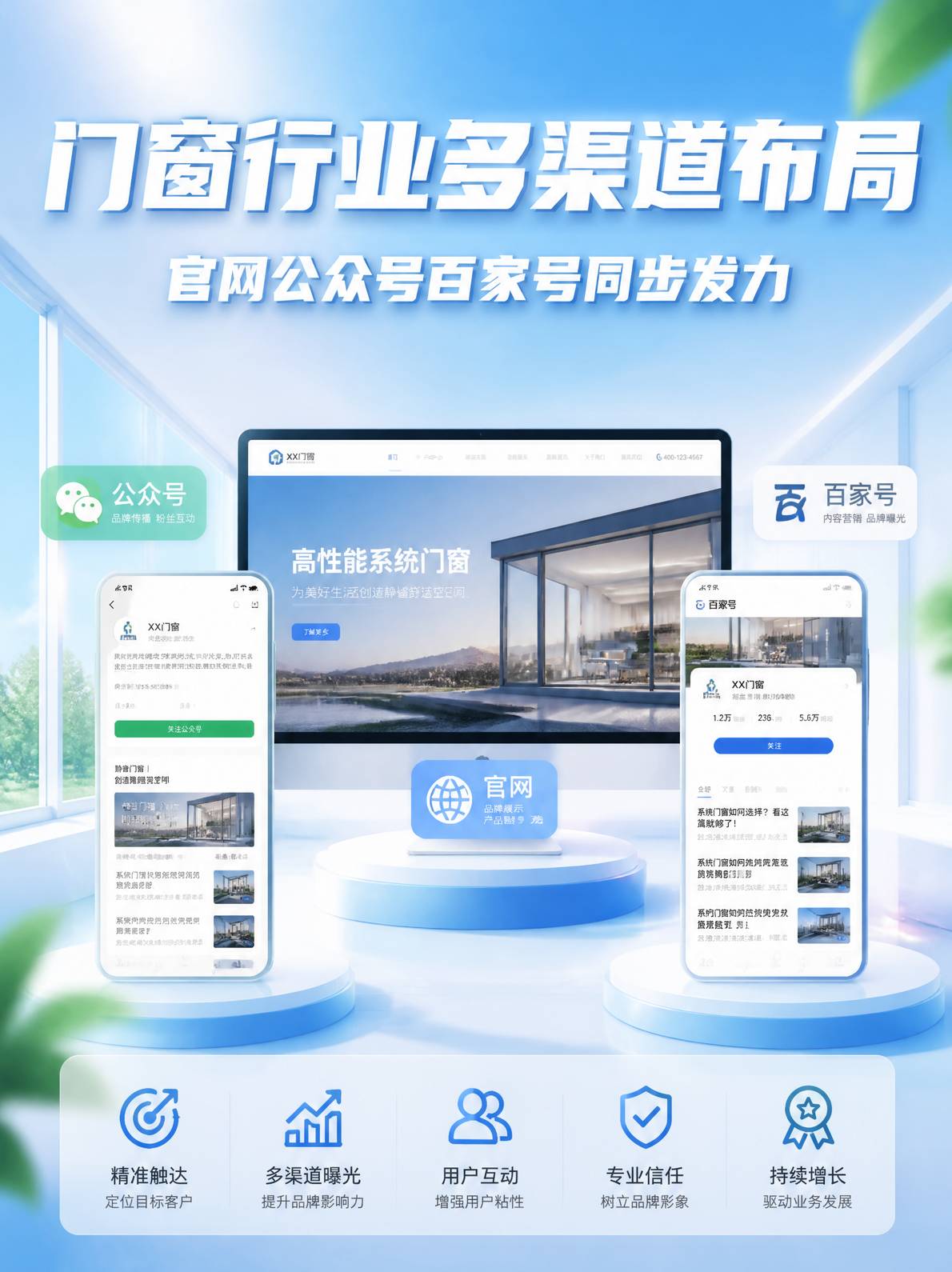 门窗行业多渠道布局