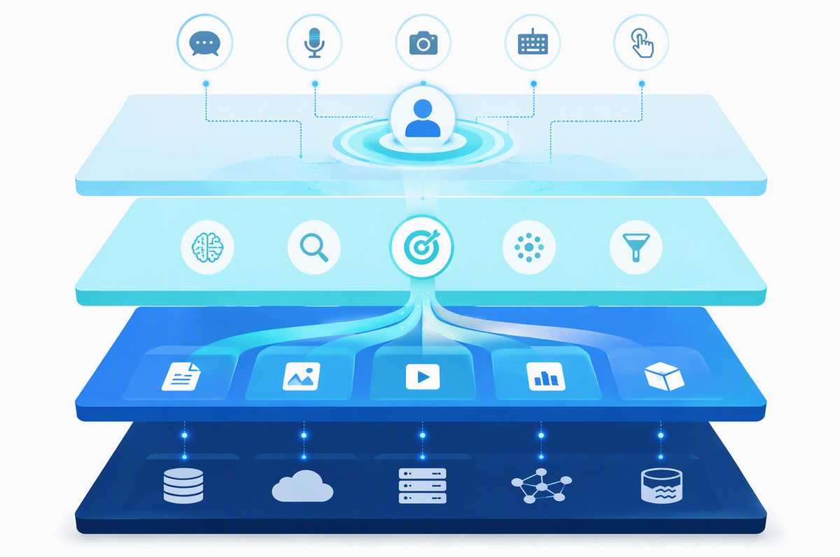 用户意图识别技术原理示意图