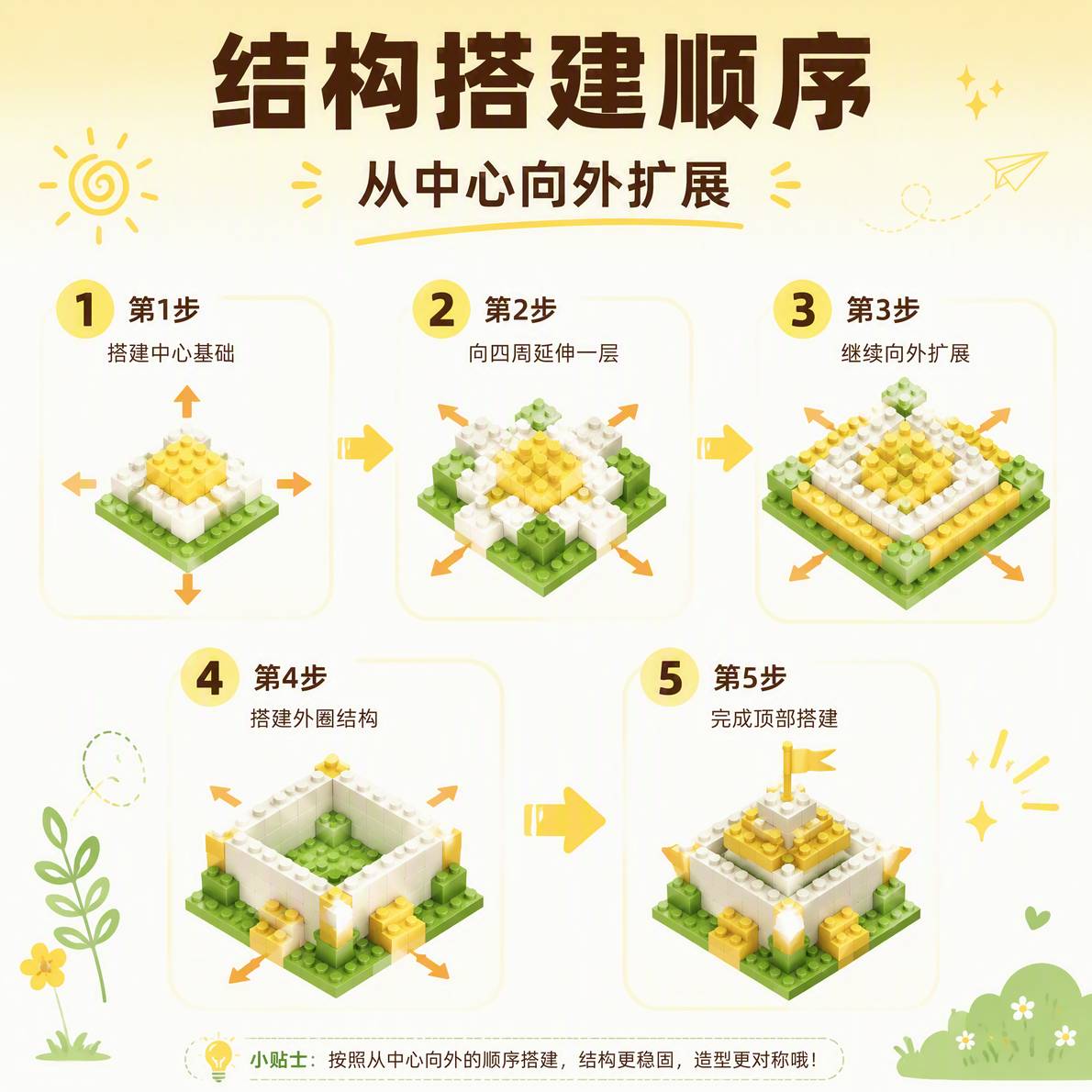 结构搭建顺序