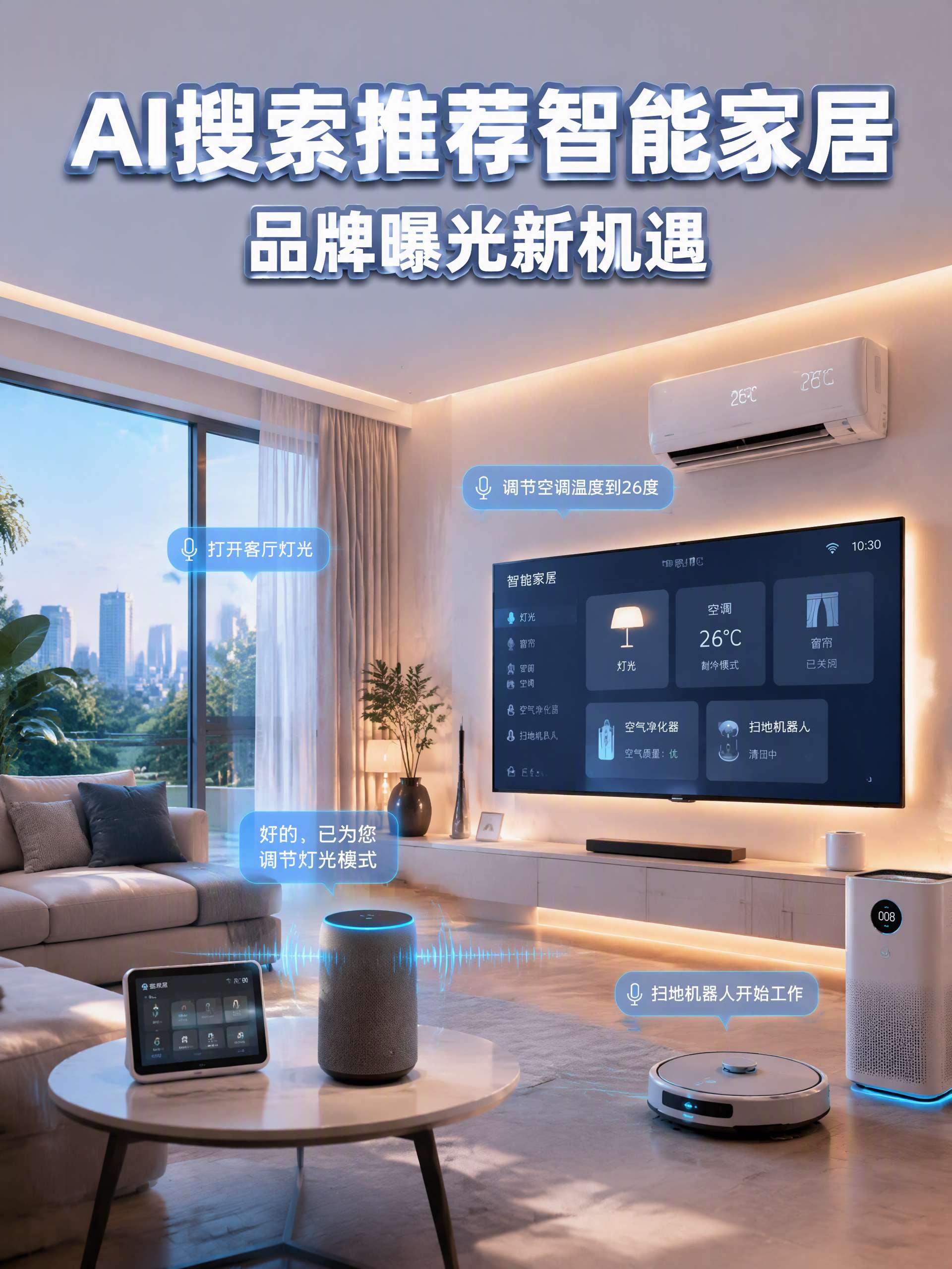 AI搜索推荐智能家居