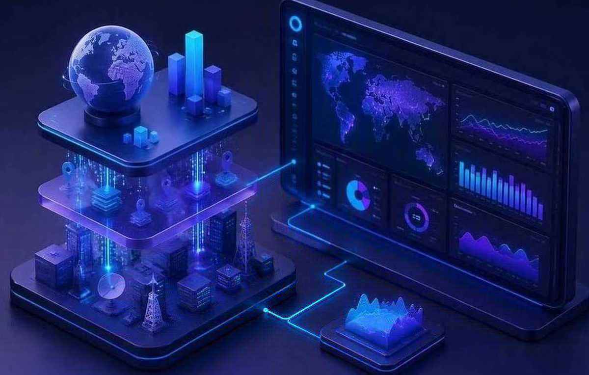 GEO效果监测体系技术架构图