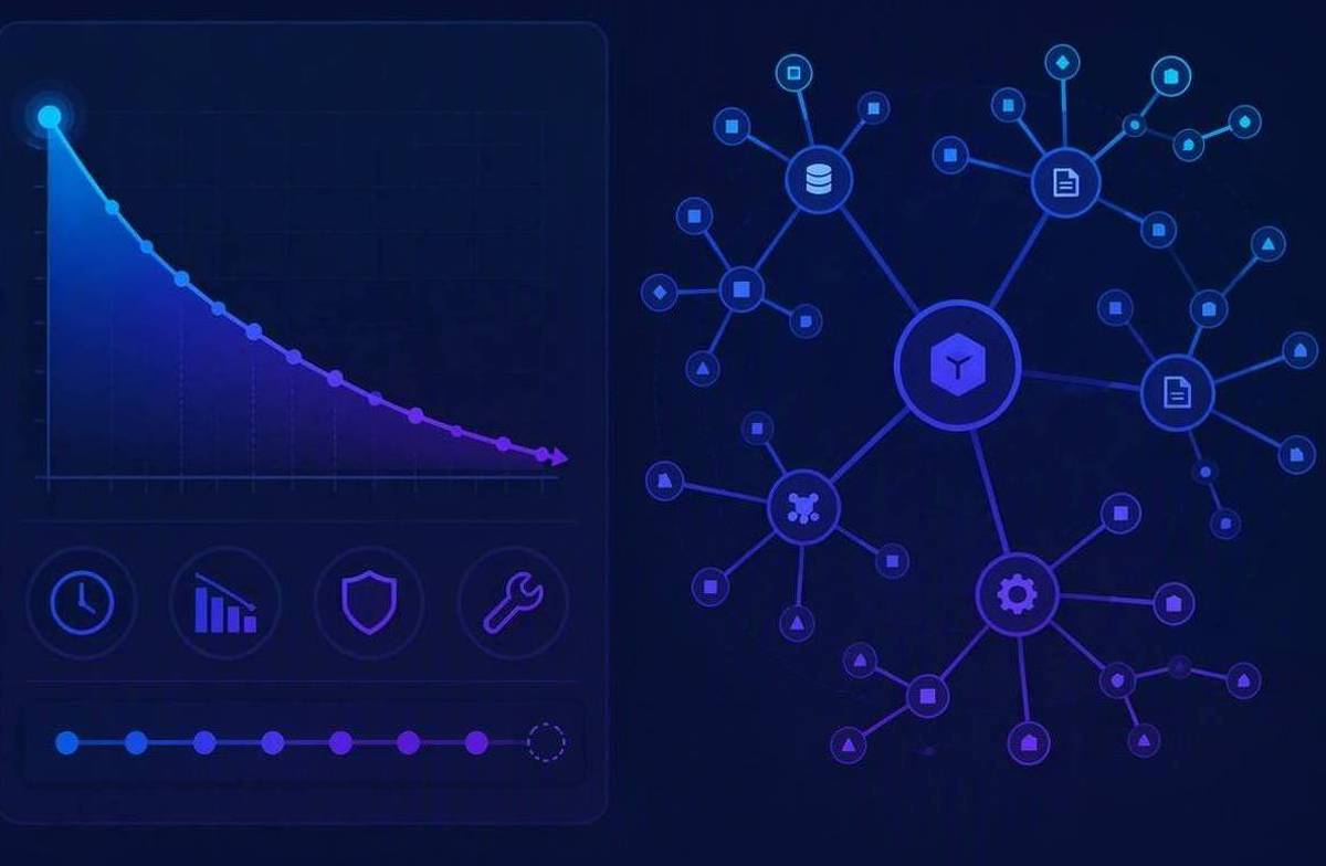 GEO效果衰减与维护周期分析图
