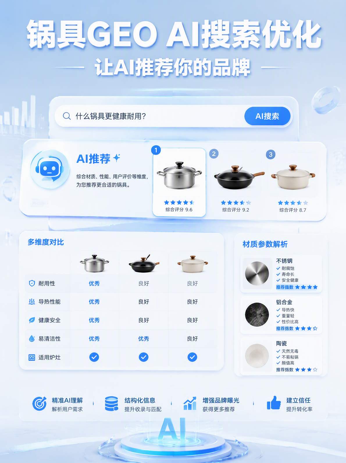 锅具烹饪GEO AI搜索优化
