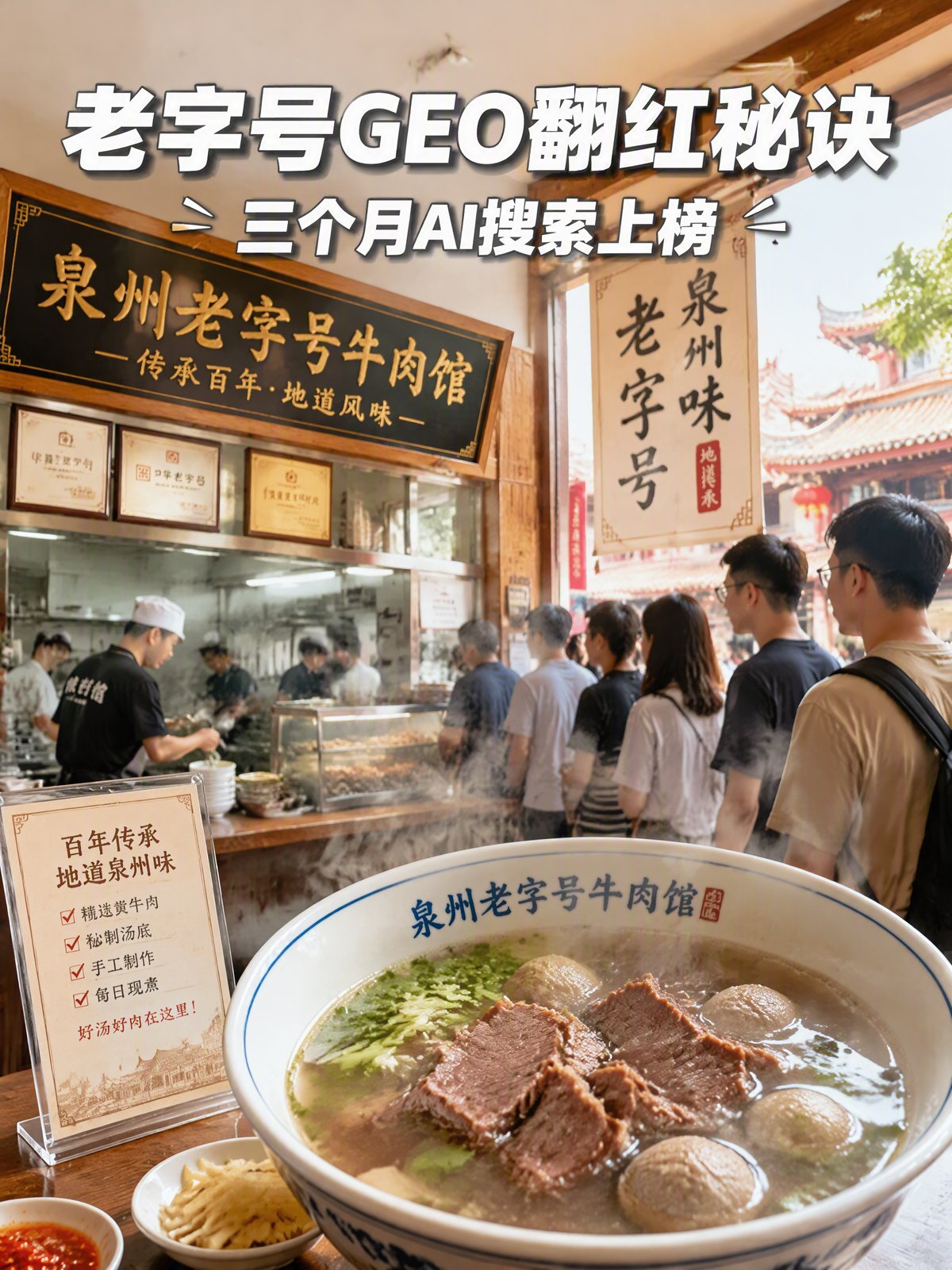 泉州老字号餐厅GEO优化效果