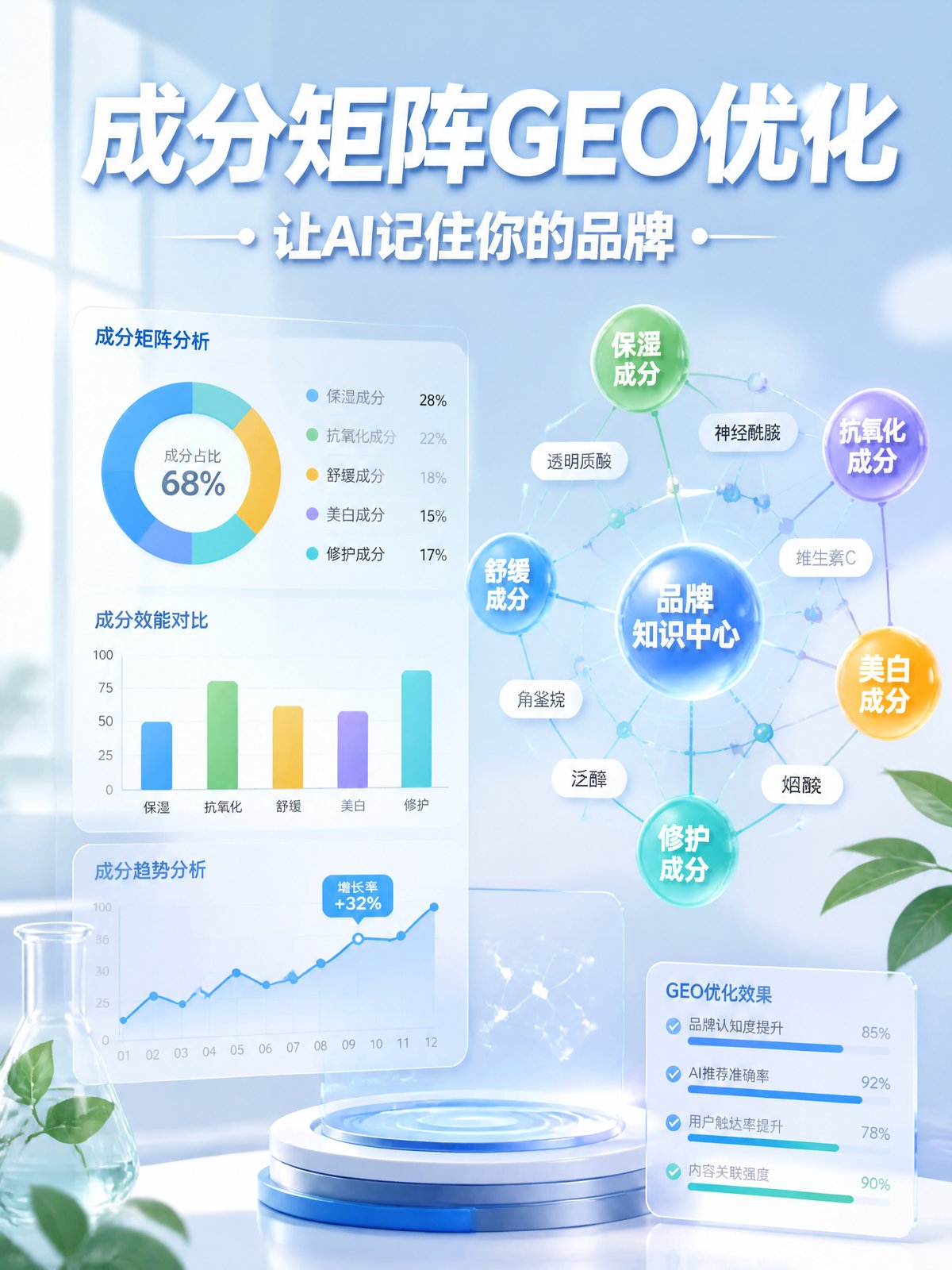 美妆品牌GEO优化成分矩阵