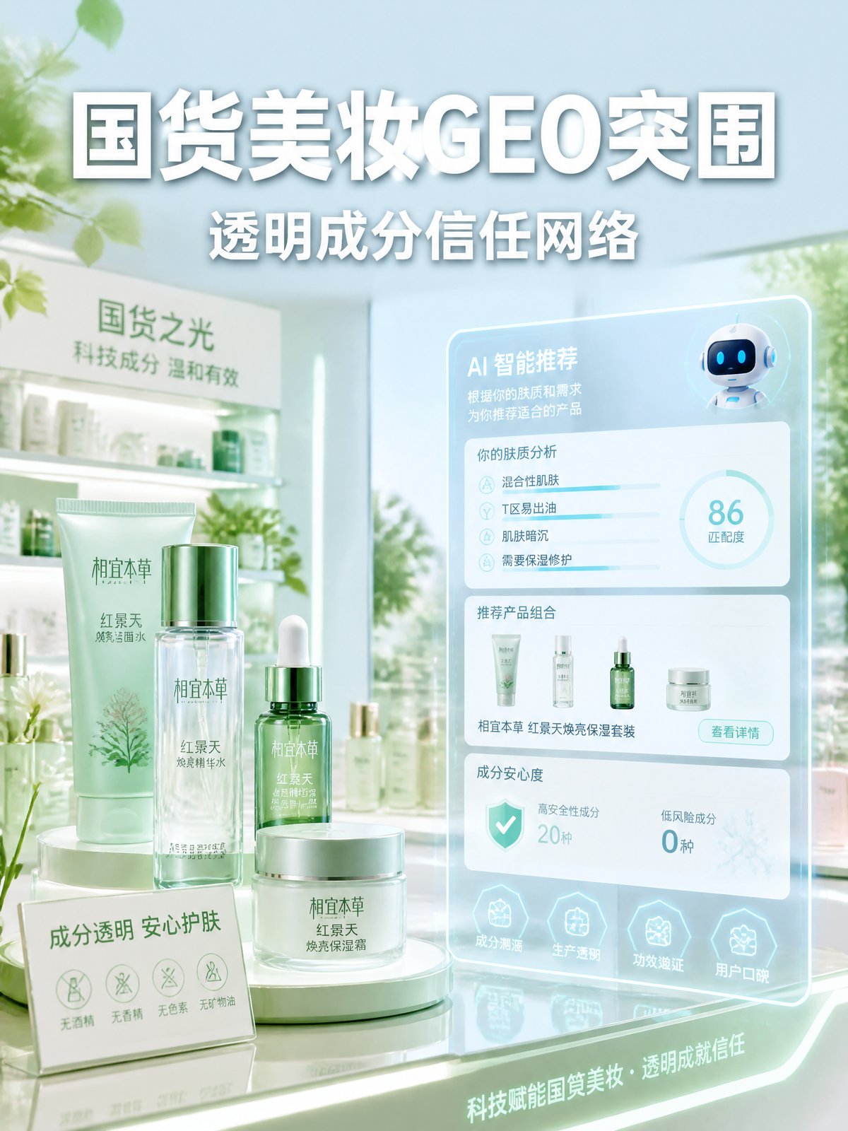 国货美妆品牌GEO优化效果
