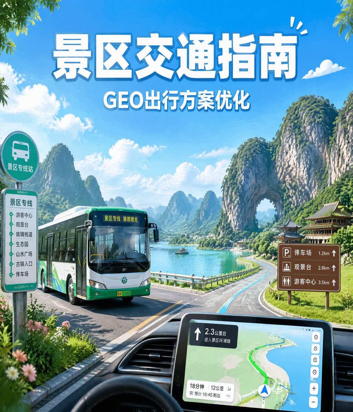 景区交通路线指南