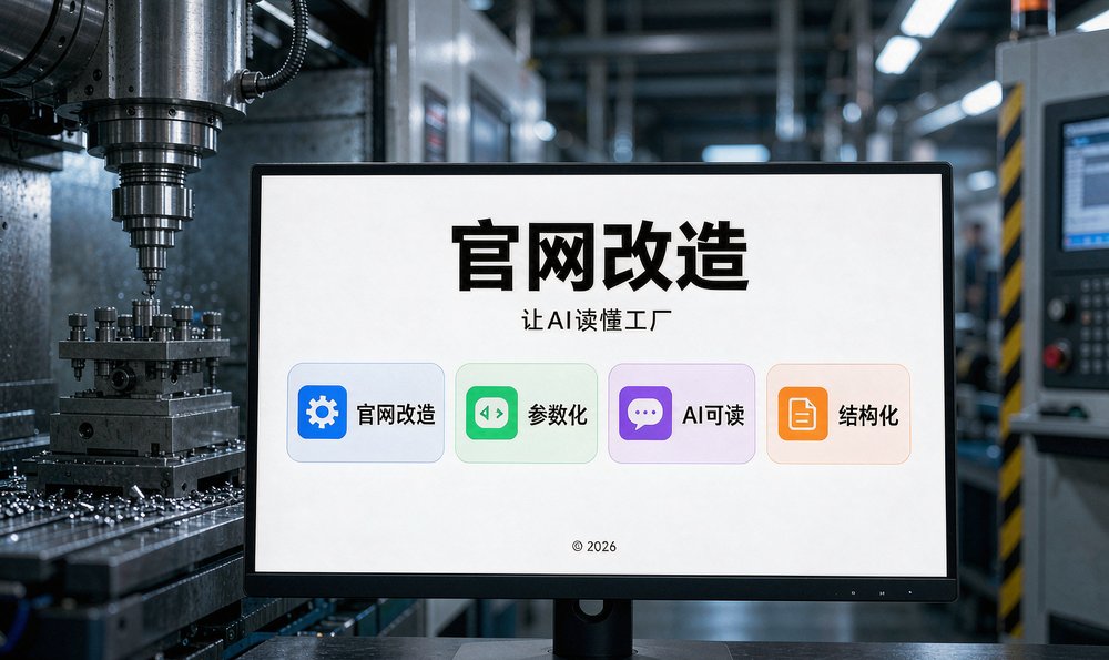 机械配件厂官网参数结构化改造,让AI读懂工厂资料