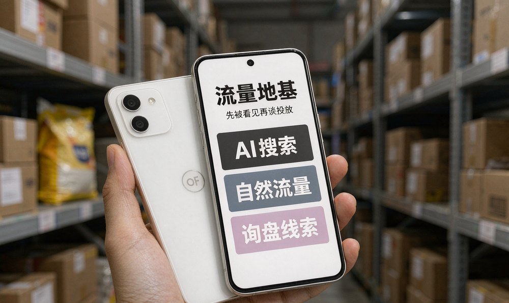 外贸AI搜索流量地基:先被看见再谈投放