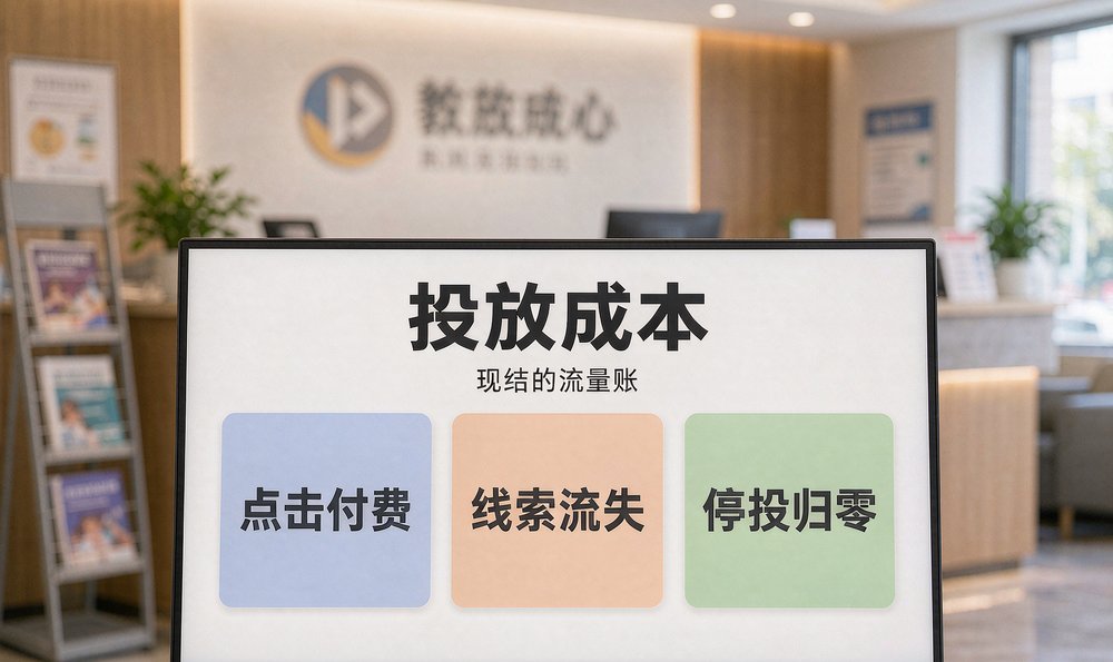 信息流投放成本账:点击付费、线索流失、停投归零