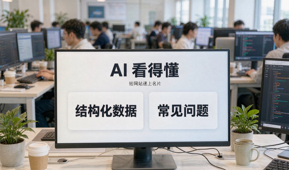 程序员办公室显示器展示AI看得懂:结构化数据与常见问题