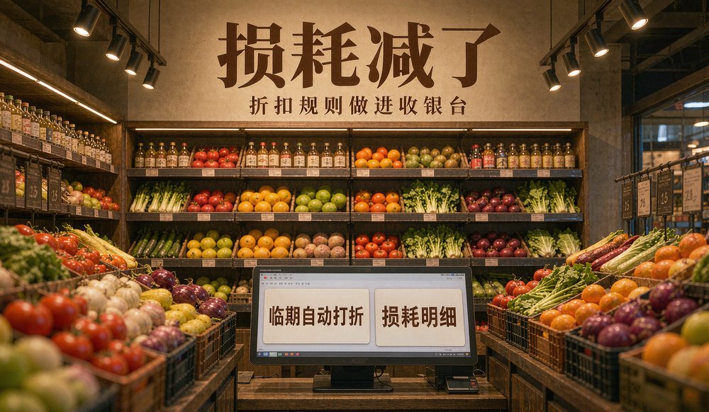 生鲜超市临期自动打折系统