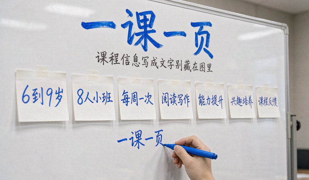 教育机构课程信息一课一页梳理