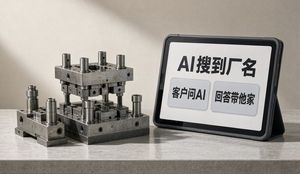 模具厂官网三年没改过：一次改版后AI开始给它带询盘，三个变化摆在这