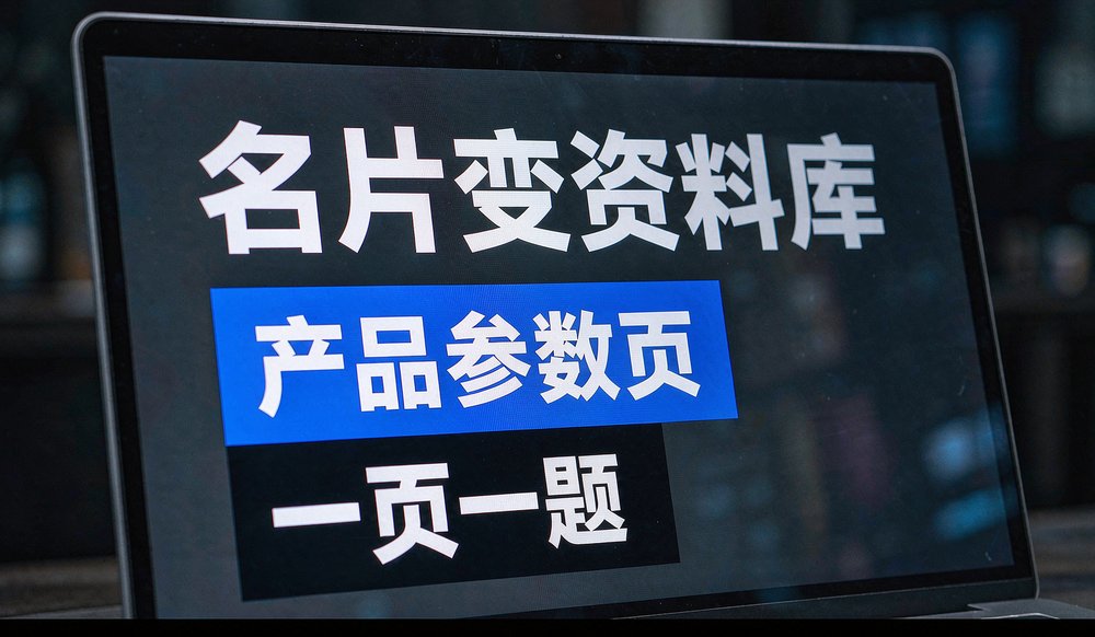 笔记本电脑屏幕上的产品参数页:官网从名片变成资料库