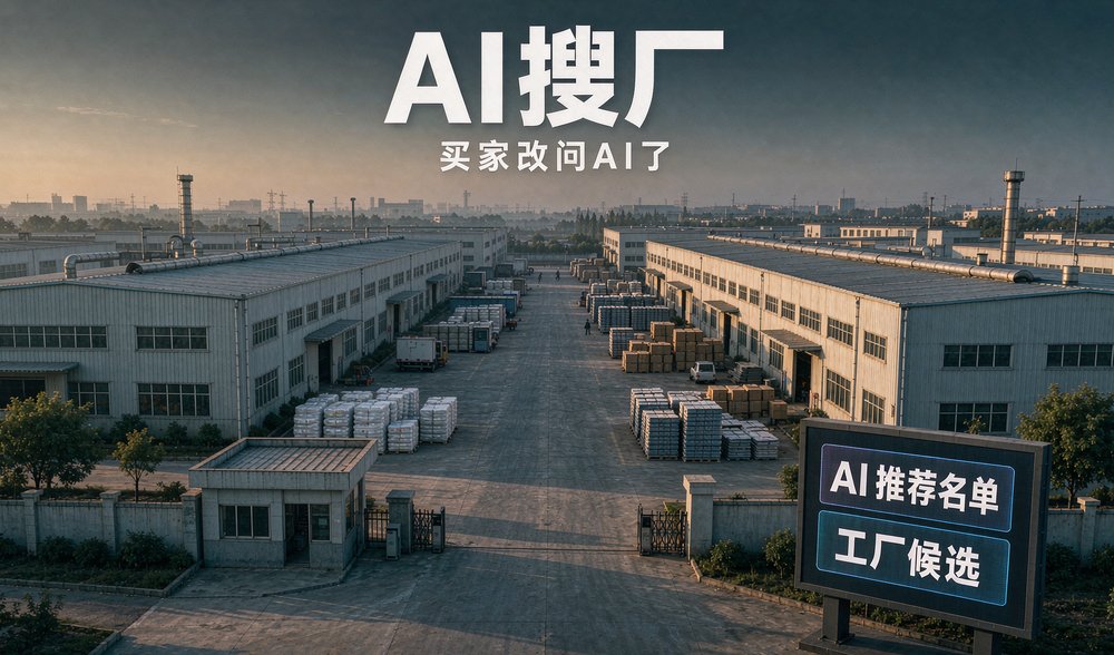 采购经理用AI搜索筛选注塑工厂,网站获客从被AI推荐开始