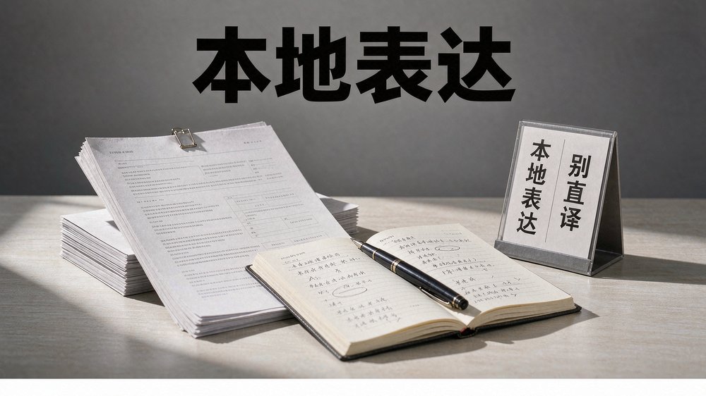 外贸业务员整理当地惯用表达,多语言内容本地化