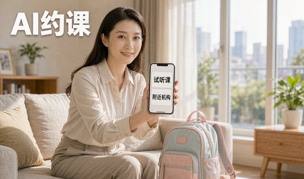 家长用AI帮孩子找试听课,小程序预约承接流量