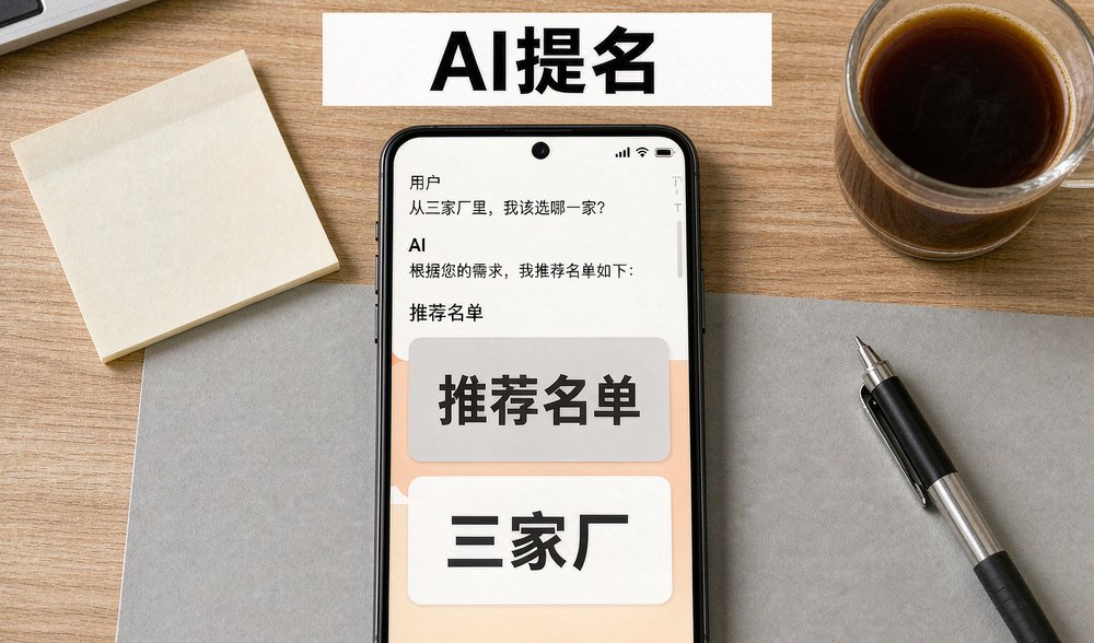 采购方用AI问供应商名单，GEO优化决定AI提名谁