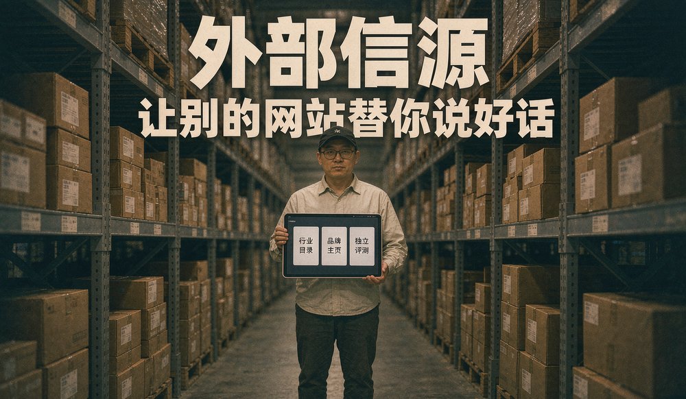 仓库管理员手里的行业目录登记——外贸品牌需要外部信源背书