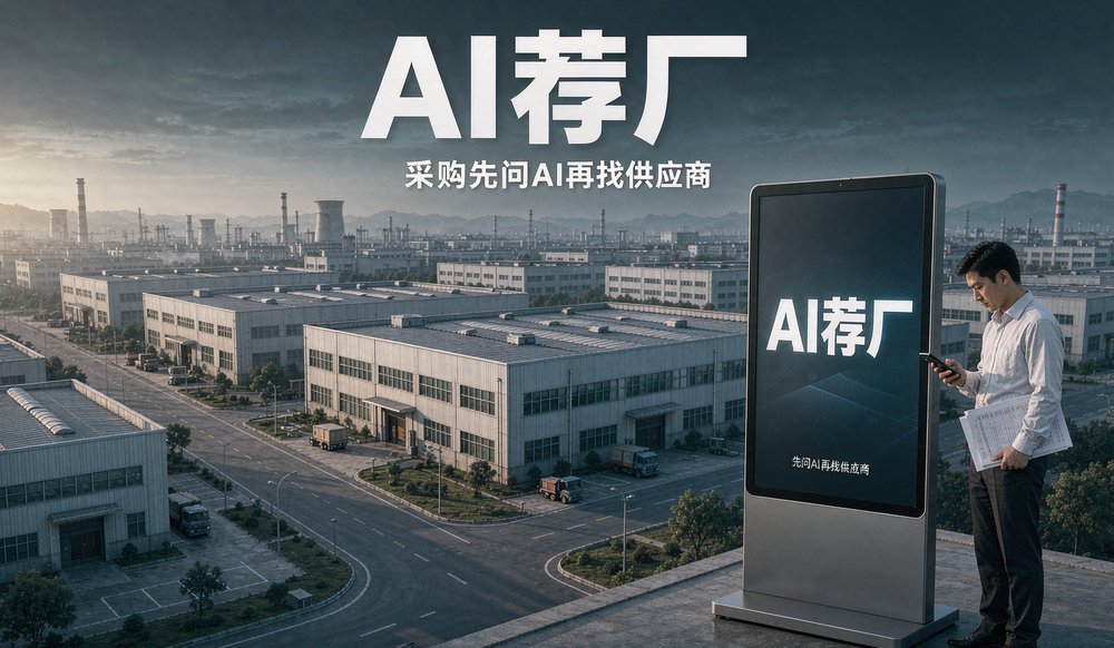 采购员先问AI再找供应商:厂子要进AI的推荐名单