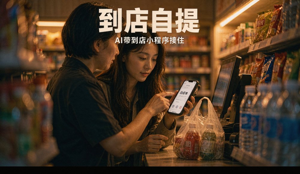 到店自提:小程序接住AI带来的顾客