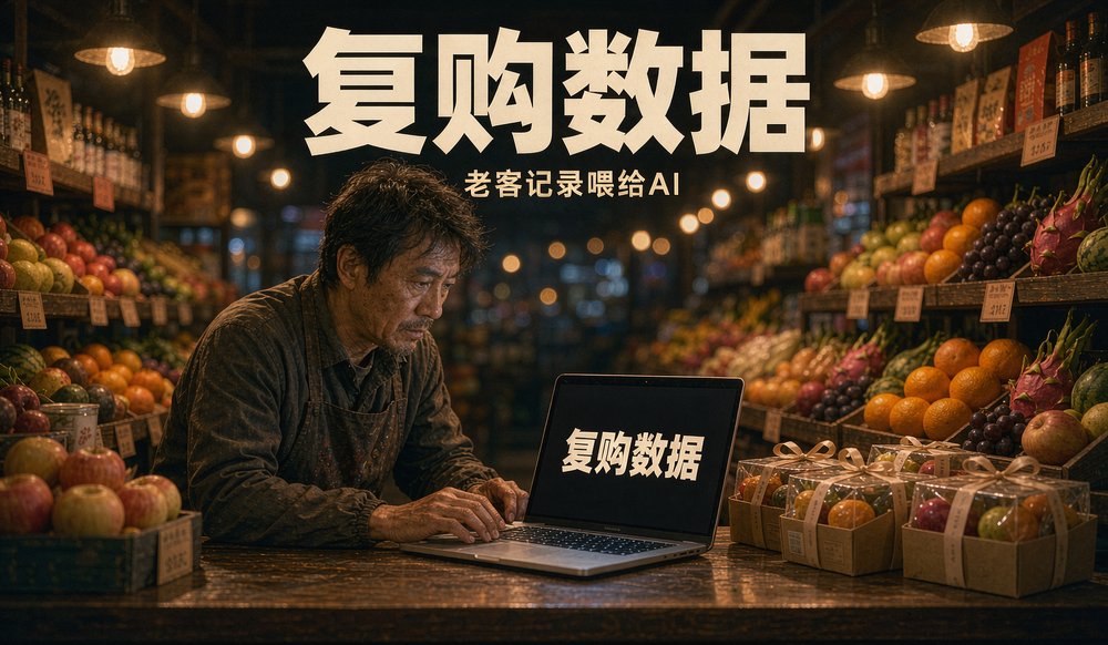 复购数据:小程序后台老客记录喂给AI推荐