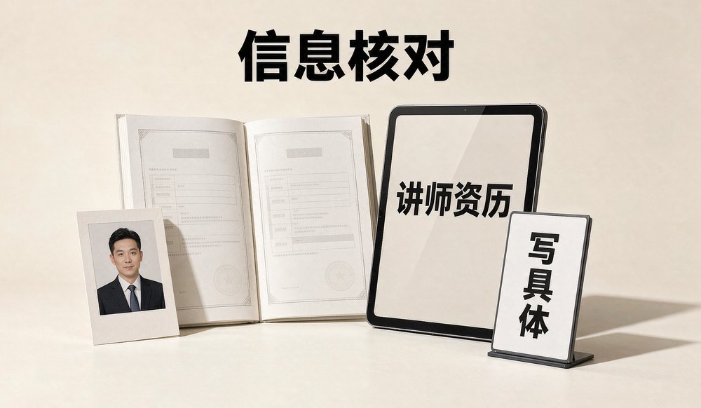 信息核对：官网与第三方平台师资信息一致