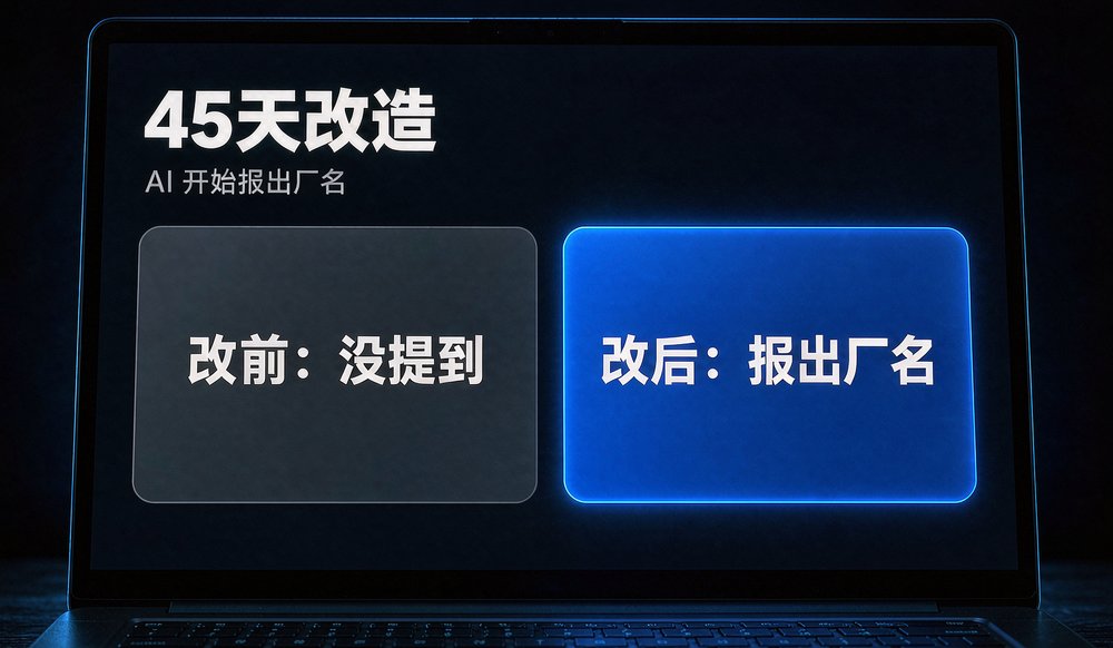 GEO 改造前后八款 AI 工具回答对照