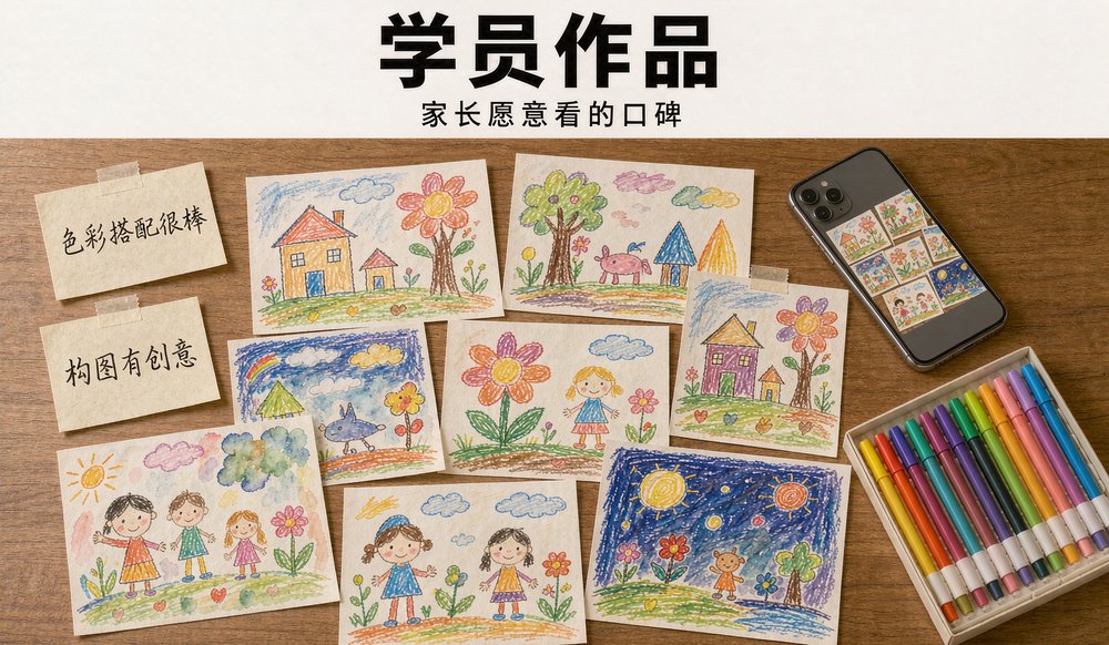 教培机构公众号学员作品口碑内容