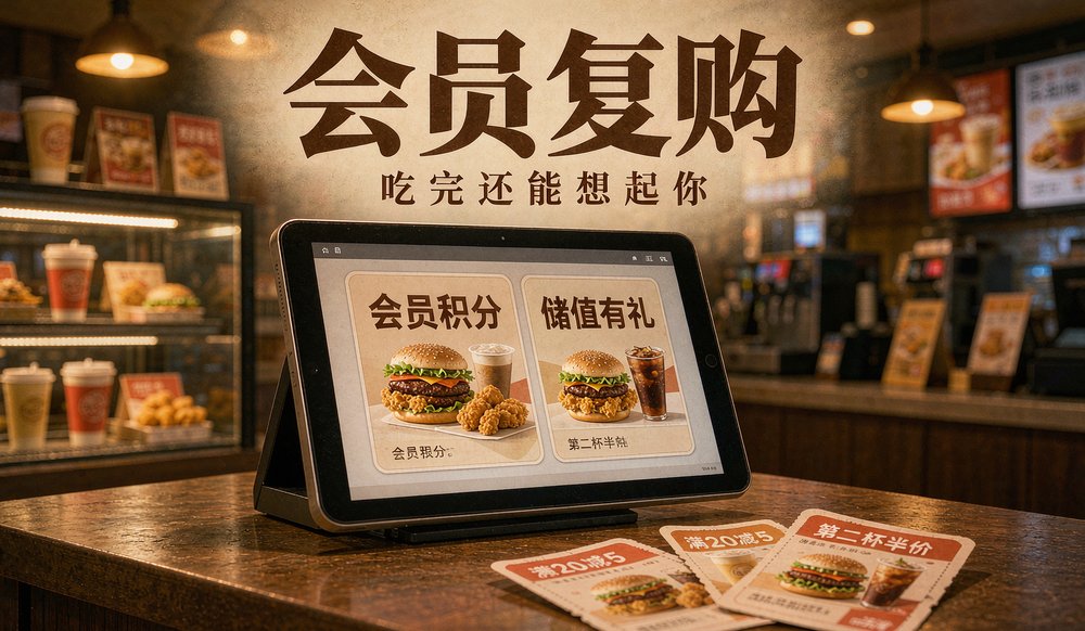 餐饮小程序会员积分与储值券复购