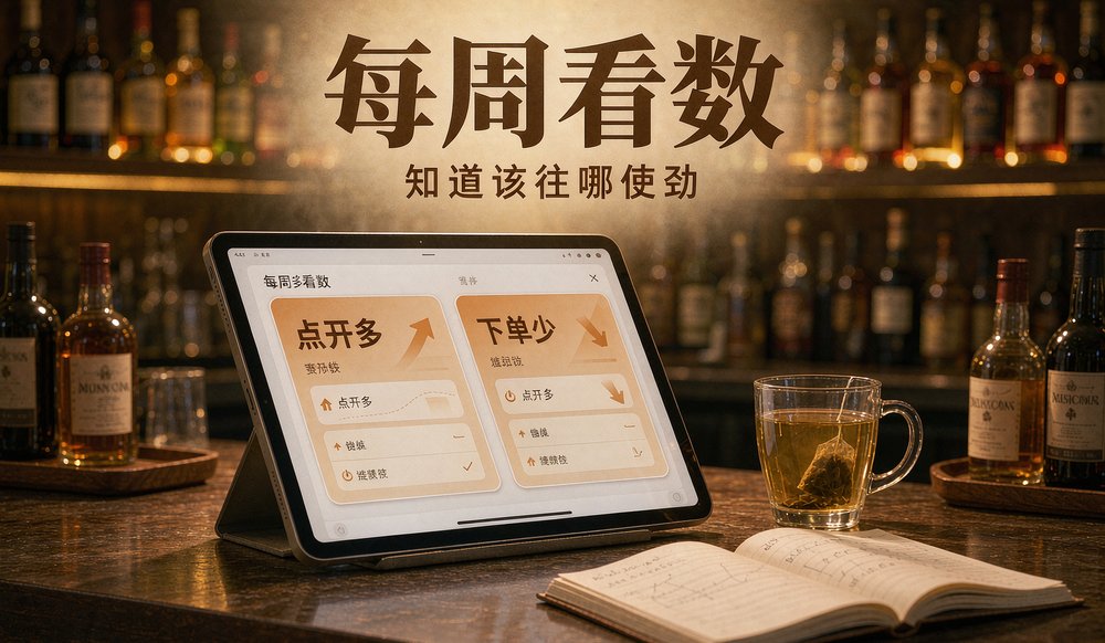 餐饮小程序后台每周数据复盘