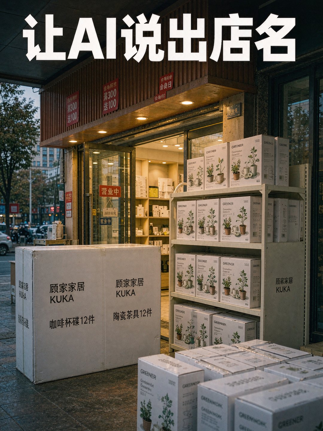 顾客拿手机AI回答截图进店购物