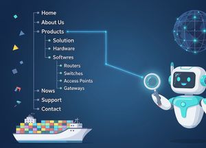 导航菜单也能给 AI 指路：SiteNavigationElement 与 significantLink 的独立站实战