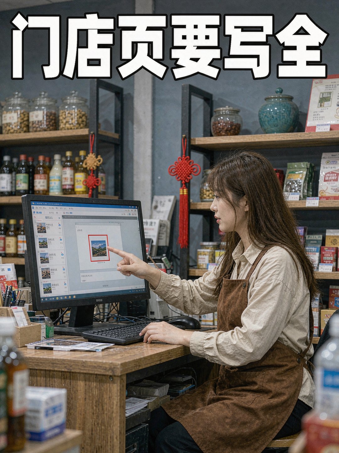 客人拿着 AI 回答截图进店